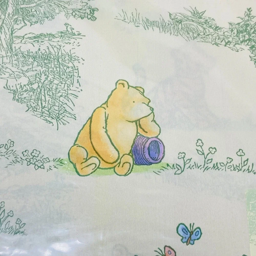 VTG Lot of 5 Disney Classic Pooh & Friends Gift Wrap‎ Hallmark Birthday Shower